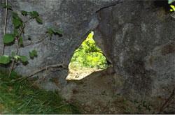 Skalno okno, Kunšperska gora